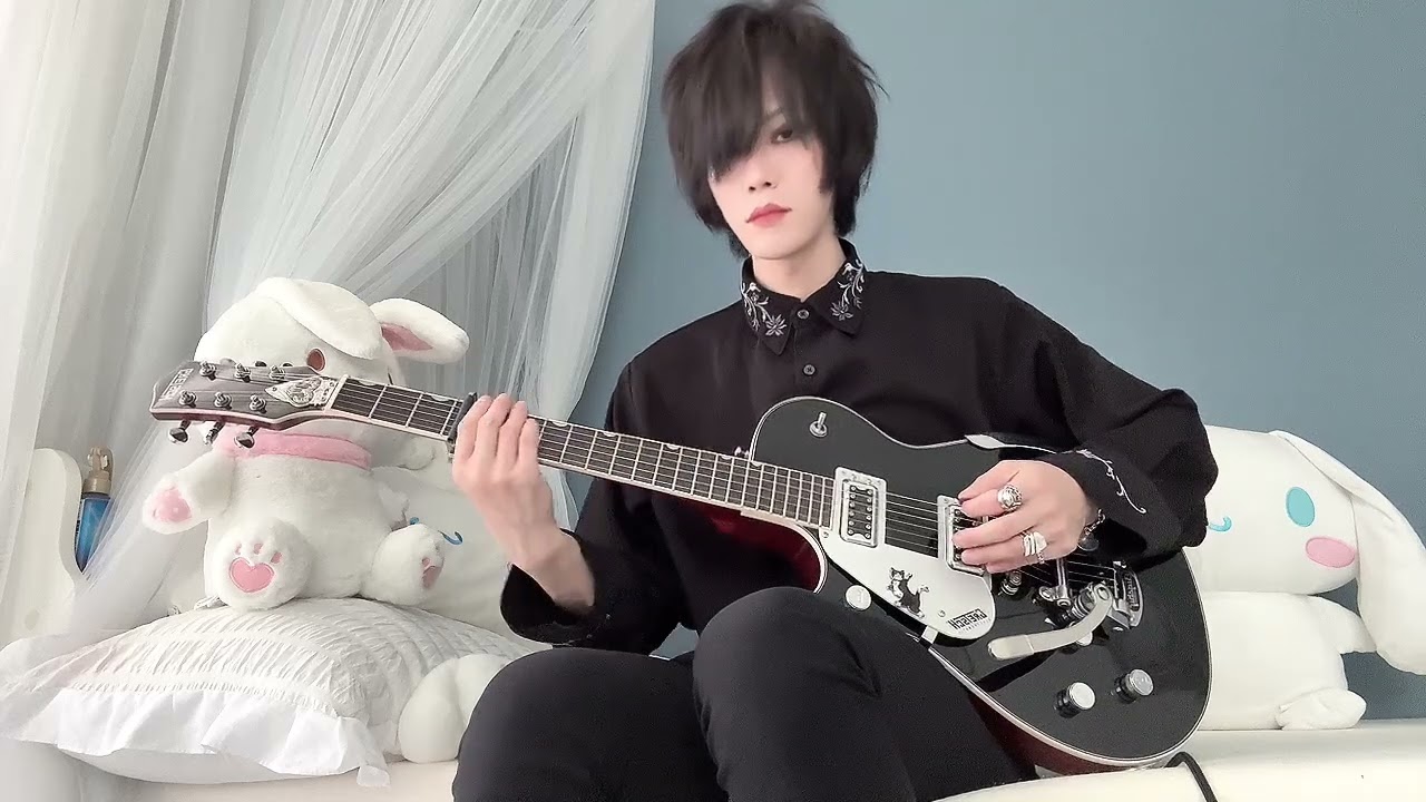 GRETSCH ElectroMatic 改造 (見た目だけ)レビュー - YouTube