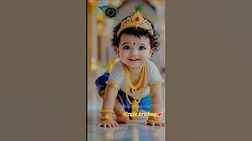 🌺hu ru ru cute krishna bhakti status #trending #viralbhajan #cute #bhakti #bhajan #shorts
