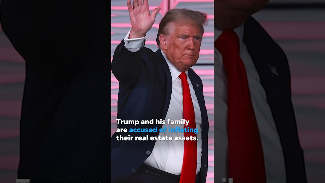 Donald Trump arrives in New York for closing arguments in fraud trial #Shorts