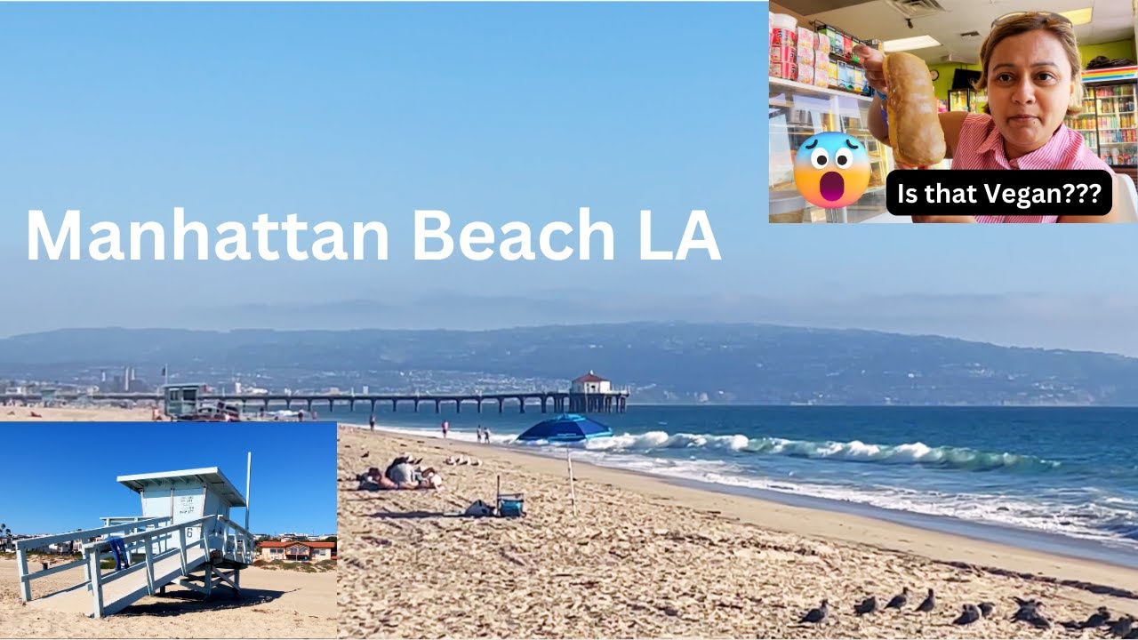 I visited the best beach in LA | Manhattan Beach ( A Confession & Crypto  Arena )