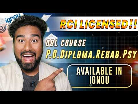 Do this Course NOW!! RCI License in Distance Learning! IGNOU 2026!!