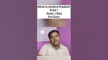 Clarity on Andhra Pradesh B.Ed