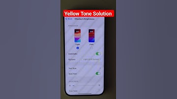 iphone Yellow Display Problem Solved #iphonetricks #iphone15 #ios #shorts #youtubeshorts