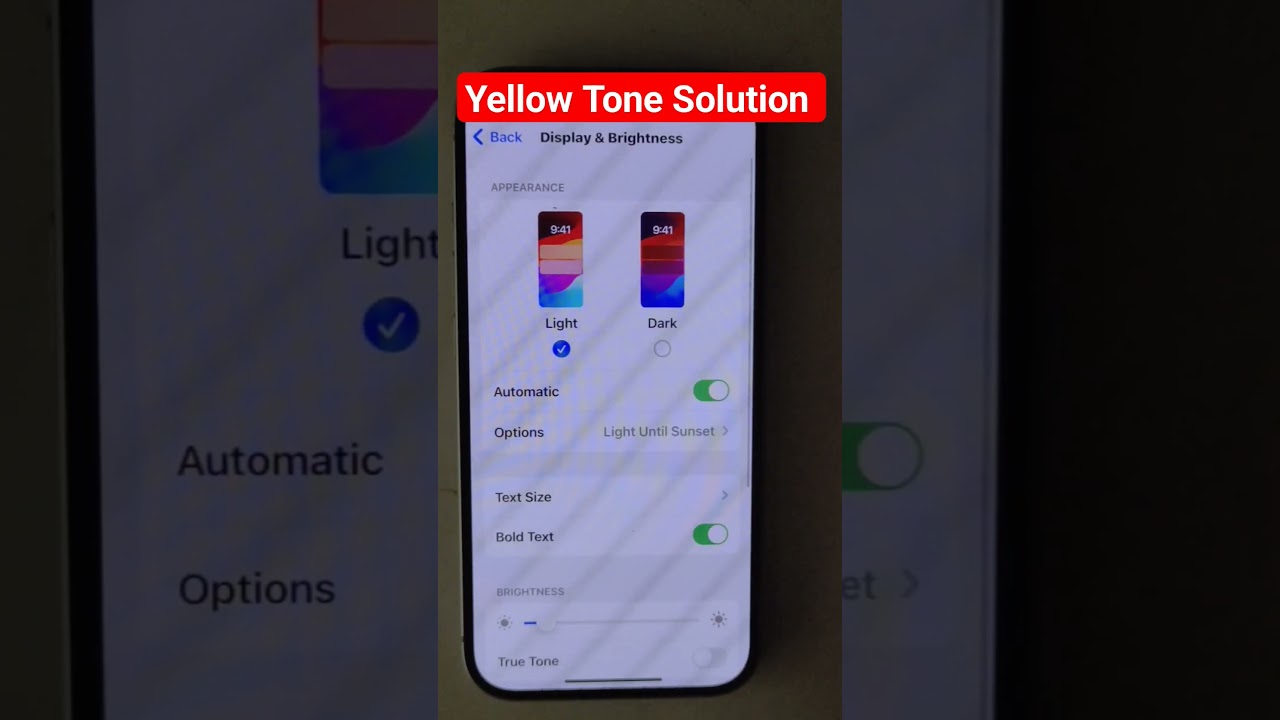 iphone Yellow Display Problem Solved 