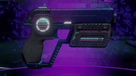 Hyper Scape - Neon Galaxy D-Tap - Weapon Preview