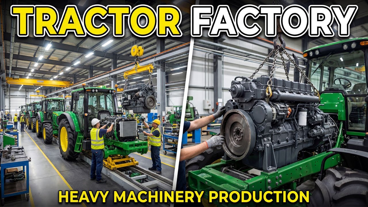 How Tractors Are Made - Modern Factory Production