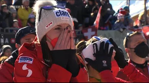 HORROR Crash of Cornelia Htter | Ski Weltcup Crans...