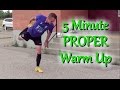 How To Warm Up Before A Soccer / Football Game