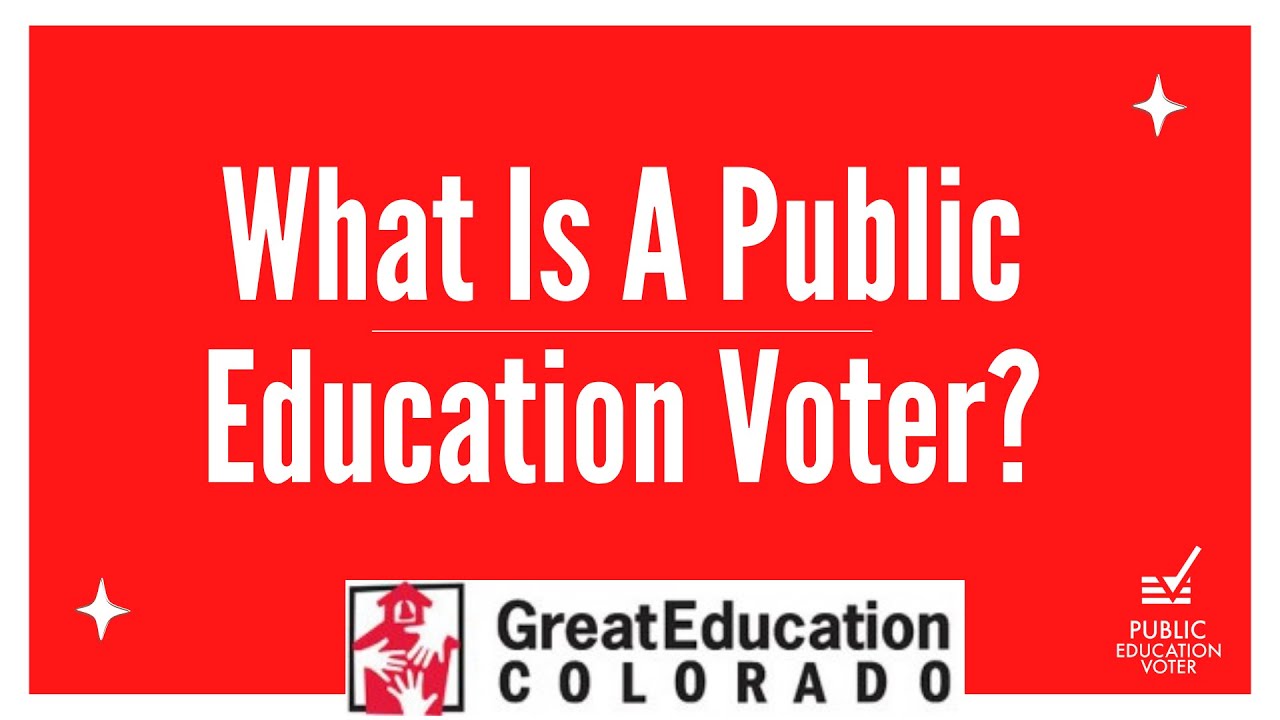 What Is A Public Education Voter YouTube What Is A Public Education Voter YouTube
