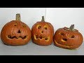 Happy halloween  pumpkins rotting time lapse