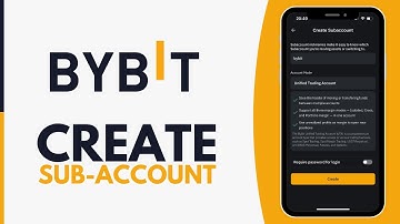 How To Create Sub-Account On Bybit - Step by Step