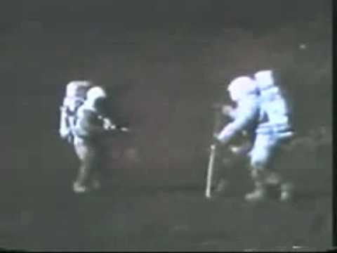 Moon Landing Hoax Apollo 15 : Hammer Impact Sound Heard In The Nevada Fake Moon Bay