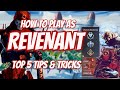 HOW TO PLAY AS REVENANT: A BEGINNERS GUIDE (Top 5 tips and tricks that I use) APEX LEGENDS season 8