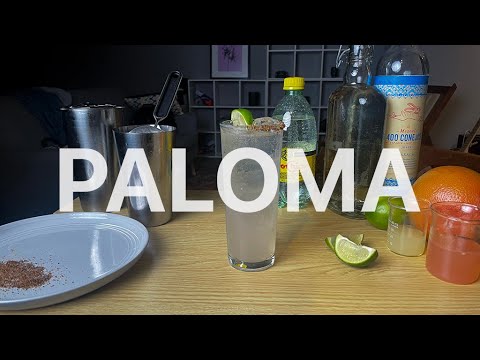 Como preparar una Paloma de mezcal - Mixología en Casa