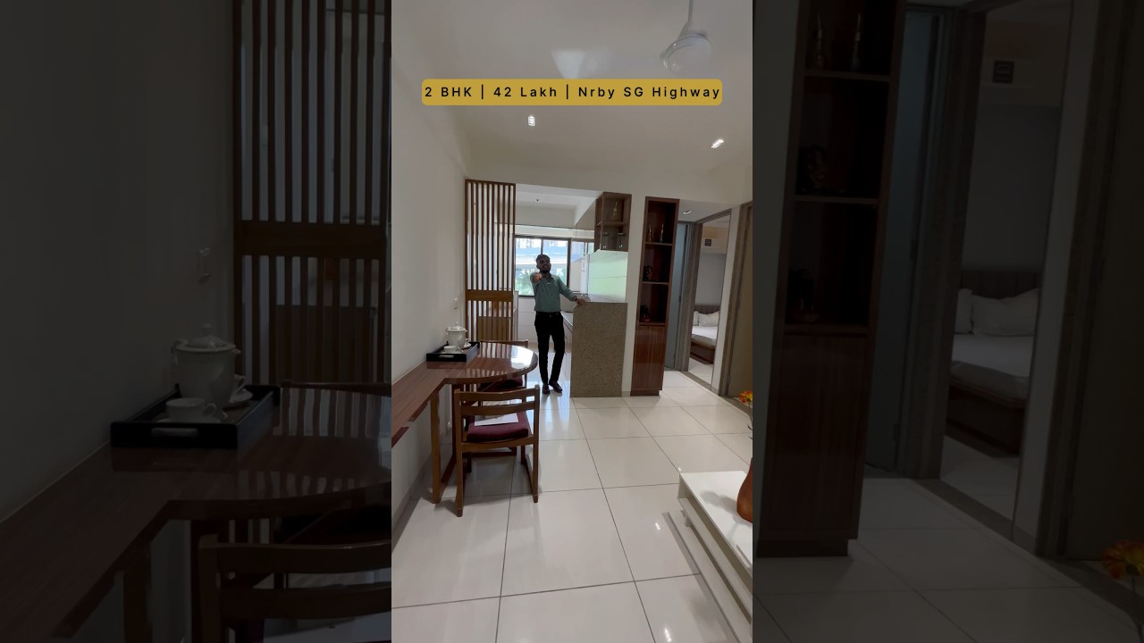 42 Lakh Me 2 BHK Close To SG Highway, Jagatpur #ahmedabad | 900 Sqft Size #realestate #2bhkflat