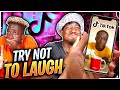 TRY NOT TO LAUGH at TIK TOKS *part 3* | Dustin and Denzel