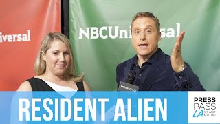 NBCUniversal Press Tour for Resident Alien | Alan Tudyk, Alice Wetterlund, Sara Tomku