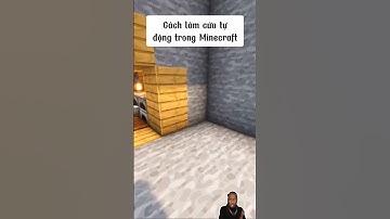 Cách làm cửa tự động trong Minecraft #shorts