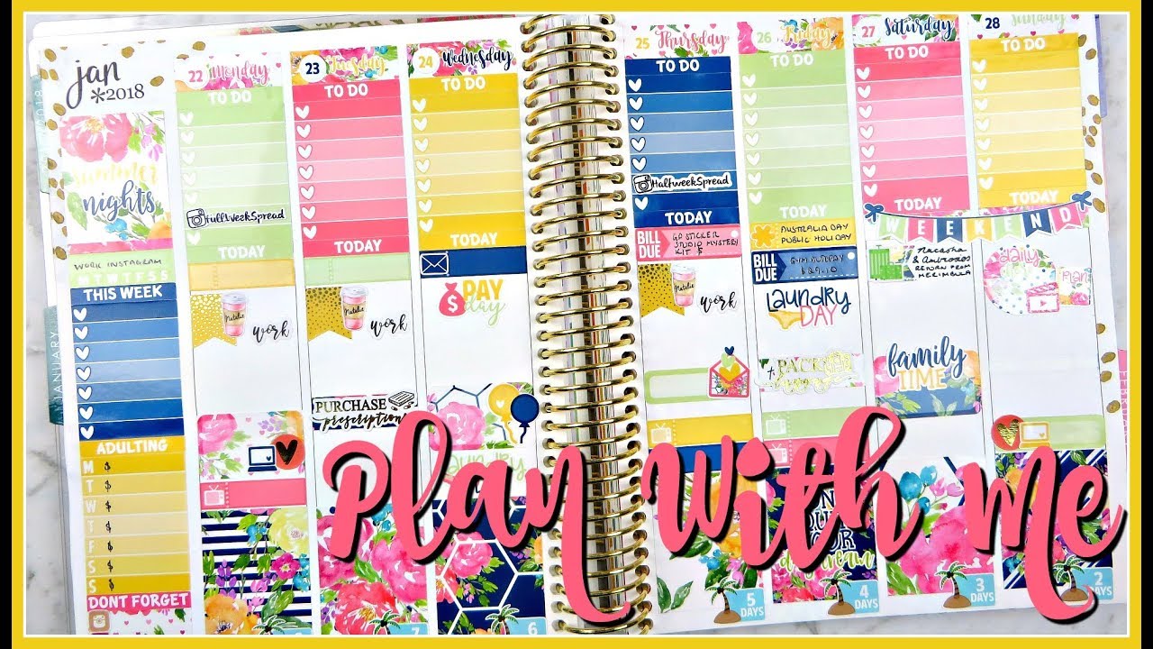 Plan With Me - Summer Nights ft. Little Miss Paperie