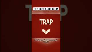 How To Stop A Robot Dog.