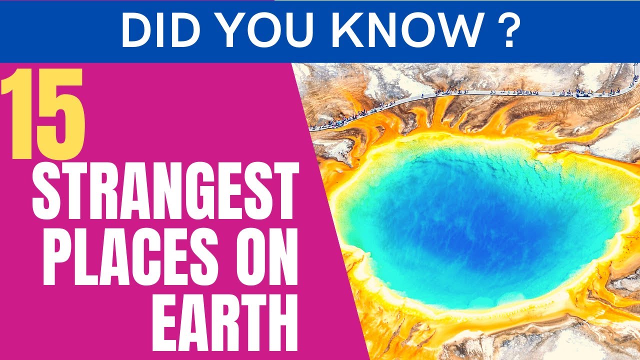 Did you know 15 STRANGEST PLACES ON EARTH 2020 - YouTube