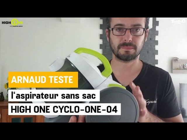 Arnaud a testé pour vous l'aspirateur sans sac HIGH ONE - ELECTRO DÉPÔT -  YouTube