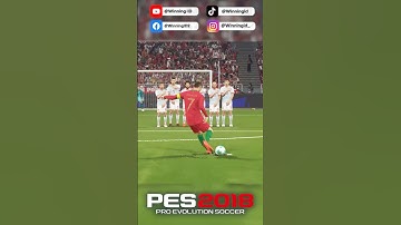 PES 2018 Ronaldo Free Kick #pes2018