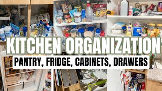 HUGE KITCHEN ORGANIZATION | CLEAN DECLUTTER ORGANIZE WITH ME | 2024 CLEAN WITH ME