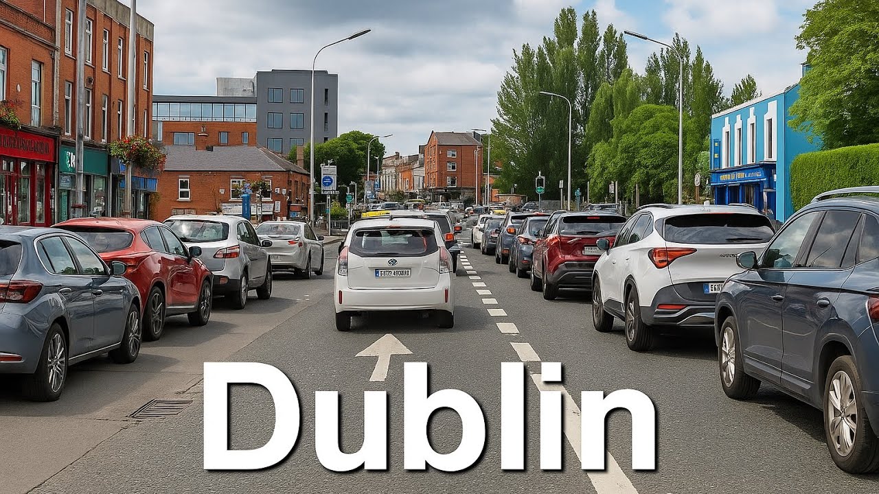 4K Driving Tour Dublin Ireland June 2025 | Ballymun, Santry, City centre |Dashcam Ireland, uhd 60fps