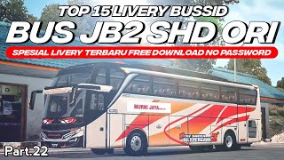 GRATIS NO PASSWORD 👻‼️ TOP 15 LIVERY BUS JB2 SHD ORI Part.22 UPDATE TERBARU | BUSSID screenshot 2