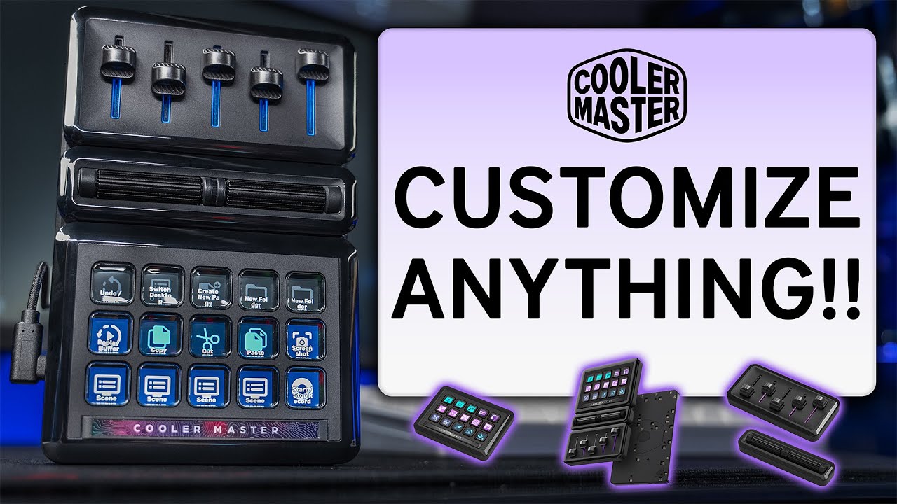 Customize Your Streaming Set With the Cooler Maser MasterHUB