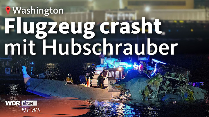 Flugzeugabsturz in Washington: Flugzeug kollidiert mit US-Militärhubschrauber | WDR aktuell