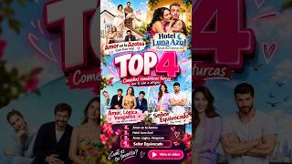 TOP 4 Novelas Turcas de Comedia Romántica que te van a Atrapar #romancesturcas #series