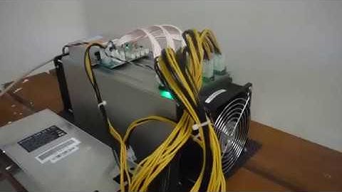 Powering on Innosilicon A4+ Litecoin Miner Alt Coin Miner