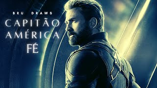 Capitão América, Minha Fé - Captain America, My Faith | Tribute | Bru Draws