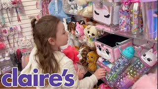 Buying my Daughter EVERYTHING she WANTS at Claire's