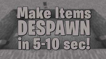 Minecraft Datapack for Faster Item Despawns