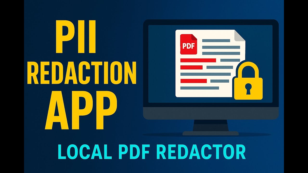 PDF PII Redactor: AI-Powered Privacy Protection Demo | Proof of Concept ...