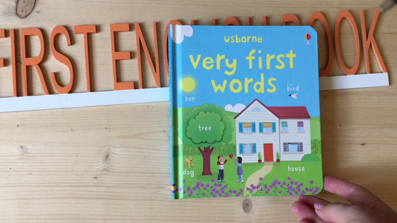 Very First Words | Usborne | Children Board Book | First English Words for Kids