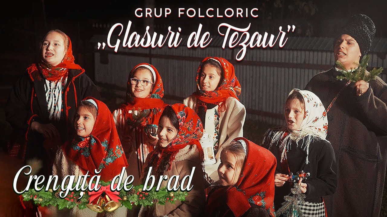 GRUP FOLCLORIC „Glasuri de Tezaur” - Crenguță de brad 🎄 (Cantec de Craciun 🎅❄⛄)