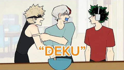 DEKU, TODOROKI AND BAKUGOU BAKE BLIND, DEAF AND MUTE!? (PART 2)