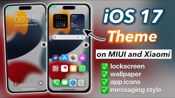Apply iOS 17 Theme on MIUI or Xiaomi with iOS Features