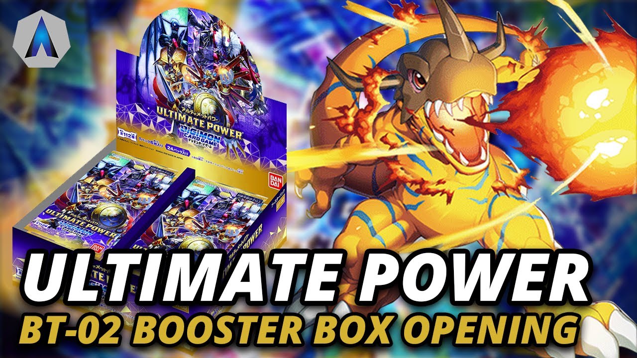 Digimon Card Game *ALL NEW DIGIMON* Ultimate Power (BT-02) Booster
