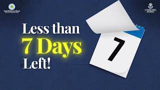 Early Admissions (2nd Phase) Closing Soon  | Register for LNAT-UK Now | Less than 7 Days to Go