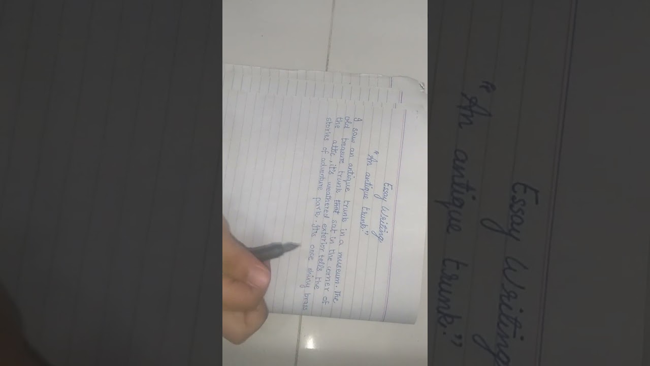 ANTIQUE TRUNK |Essay on antique trunk |subscribe please