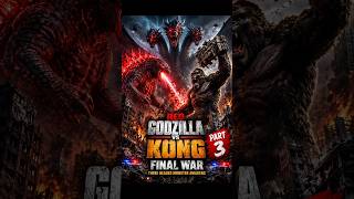 😱 Red Godzilla vs Kong Final War 🔥 | Three Headed Monster Awakens Part 3