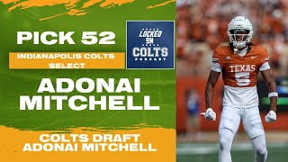 Indianapolis Colts Pick Adonai Mitchell | 2024 NFL Draft Coverage