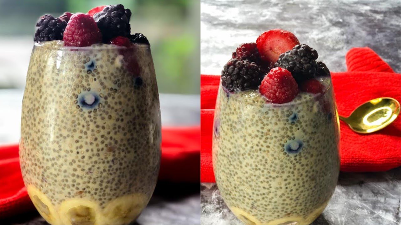 4-Ingredient Chia Pudding {High Protein} - The Girl on Bloor