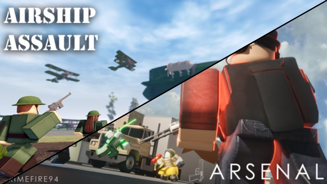 ROBLOX First Person Shooters - Arsenal and Airship Assault - 10 subscriber special