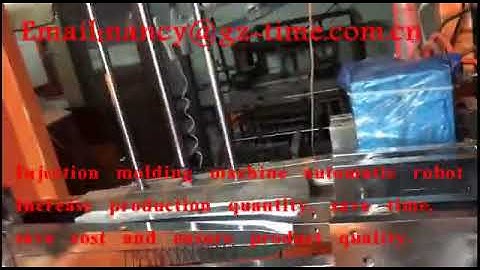 Plastic string lock cord tag for Injection molding machine and automatic robot